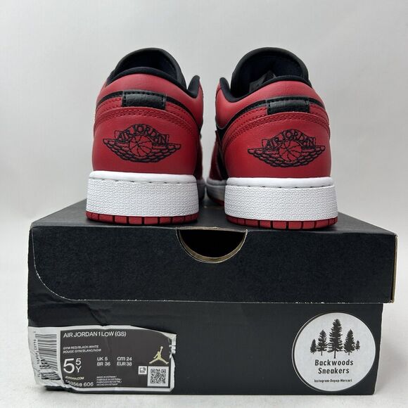 Nike Shoes Air Jordan 1 Low GS “Gym Red/Reverse Bred” 2023 - Picture 4 of 5